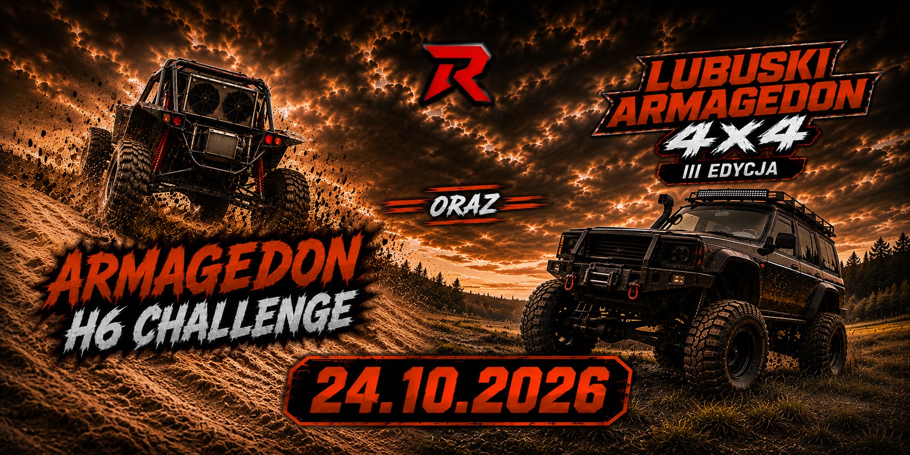 Plakat III Edycji — Armagedon H6 Challenge, 24.10.2026